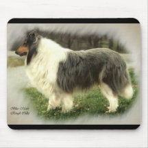 Blue Merle Rough Collie Kunstgiesserei