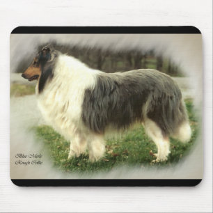 Blue Merle Rough Collie Kunstgiesserei Mousepad