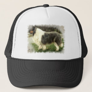 Blue Merle Rough Collie Kunstgiesserei Truckerkappe