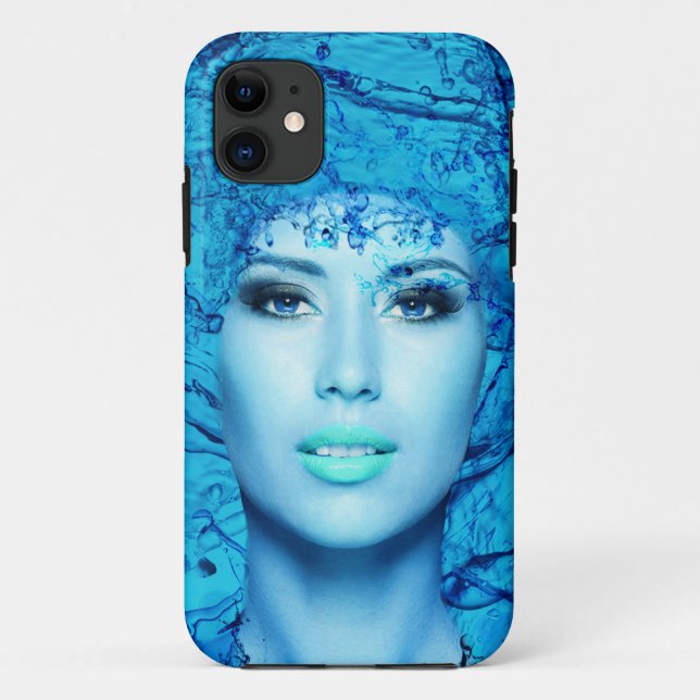 Blue Mermaid Case-Mate iPhone Hülle (Rückseite)
