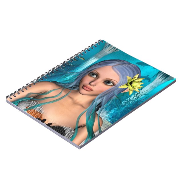 Blue Mermaid Notizblock (Linke Seite)