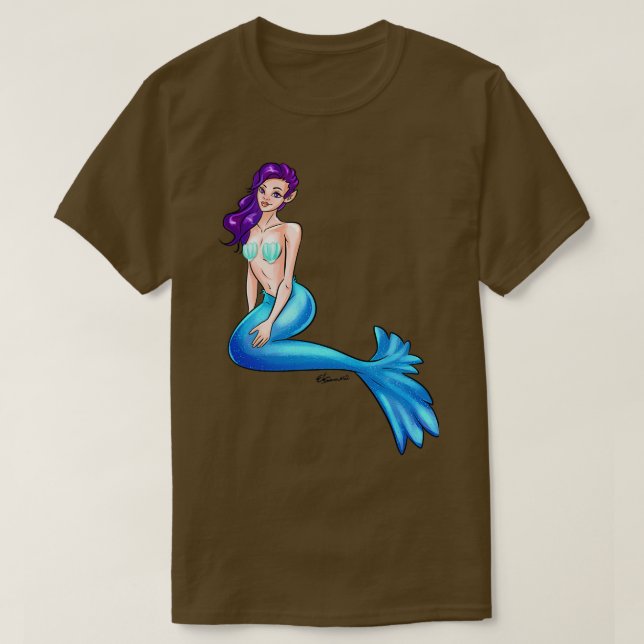 Blue Mermaid T-Shirt (Design vorne)