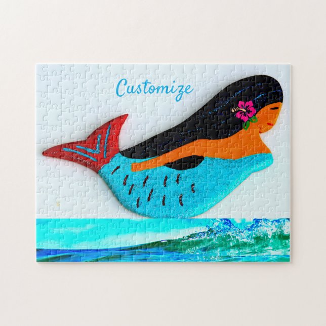 Blue Mermaid Thunder _Cove Puzzle (Horizontal)