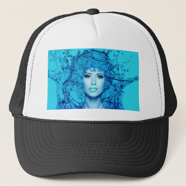 Blue Mermaid Truckerkappe (Vorderseite)