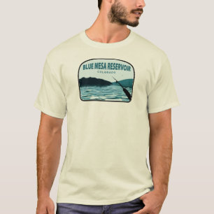 Blue Mesa Reservoir Colorado Fishing Rod T-Shirt