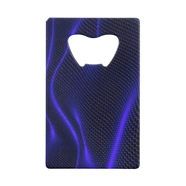 Blue Metal Mesh sieht Flaschenöffner aus (Vorderseite)