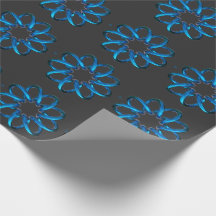 Blue Metallic Torus Knot