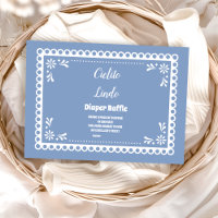 Blue Mexican Cielito Lindo Diapper Raffle