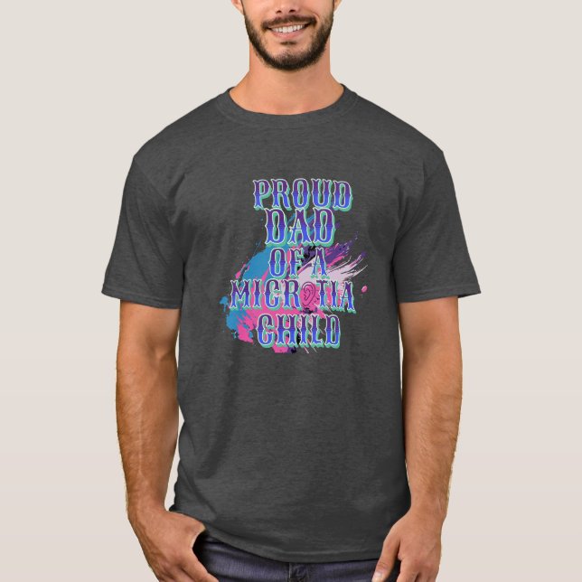 Blue Microtia Mama and Day T-Shirt (Vorderseite)