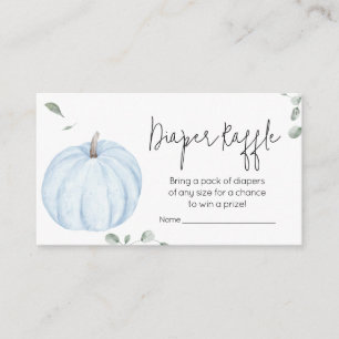 Blue Minimalistisch Pumpkin Baby Duschkabine Winde Begleitkarte