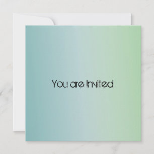 Blue Mint Baby Dusche Einladung