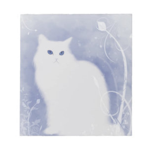 Blue Mit Augen Beauty Notizblock