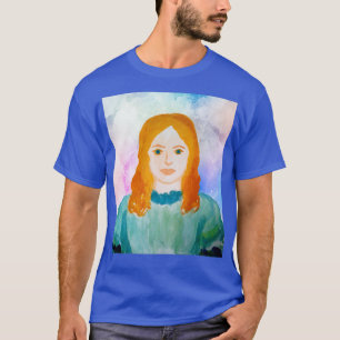 Blue Mit Augen Fair Maiden T-Shirt