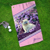 Blue Mit Augen Kitten Baby Cat In Blume Personalis