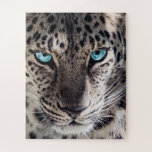 Blue Mit Augen Leopard Fotografy Art Puzzle<br><div class="desc">Dieses wunderschöne, blau-mit Augen Puzzle aus Leopardenfotografie ist ein großartiges Geschenk für Tierfreunde.</div>