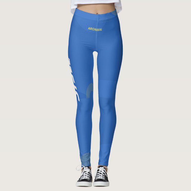 Blue Modern Business Leggings Sleek Style (Vorderseite)