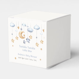 Blue Modern Twinkle Twinkle Baby Dusche Geschenkschachtel