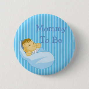 Blue Mommy zum Baby-Duschknopf Button
