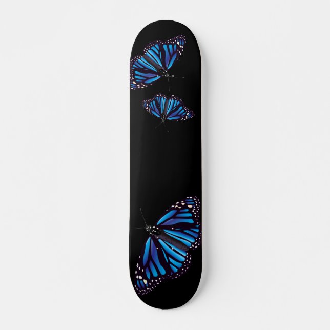 Blue Monarch Butterfells Skateboard (Vorne)