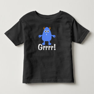 Blue Monster - Kleinkind Fine Jersey T - Shirt
