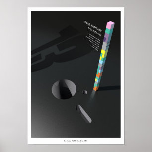 Blue Montag Inspiriert Poster