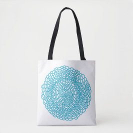 Blue Mood Custom All-Over-Print Tote Bag