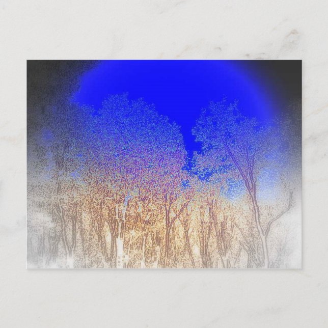 Blue Moon Baby Postkarte (Vorderseite)