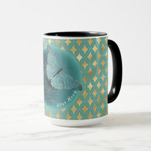 Blue Moon Butterfly Tasse