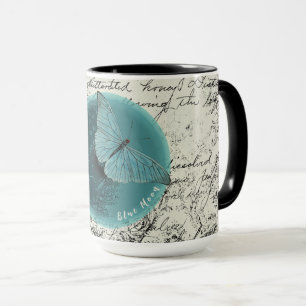 Blue Moon Butterfly Tasse