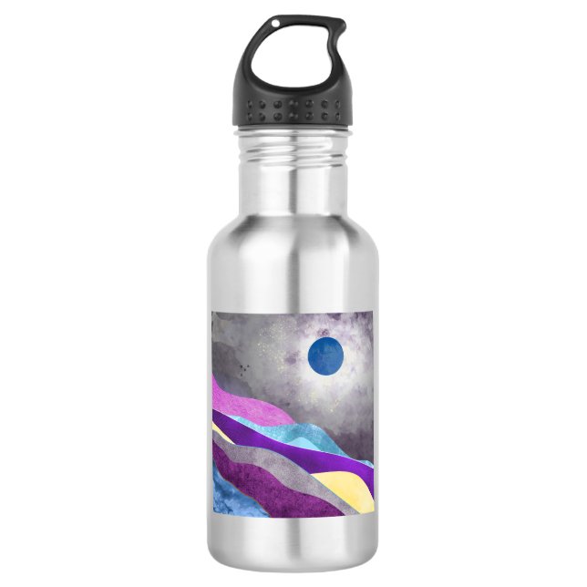 Blue Moon Edelstahlflasche (Vorderseite)