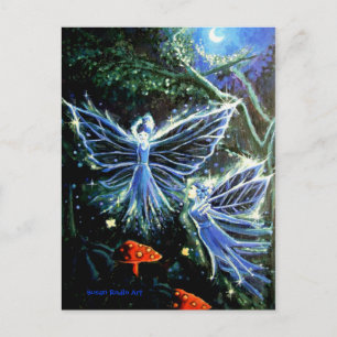 Blue Moon Fee - Postkarte