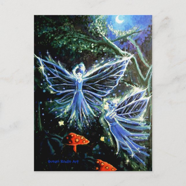 Blue Moon Fee - Postkarte (Vorderseite)