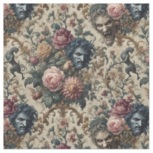 Blue Moon Grimoire - Gotisches klassisches Tile Stoff