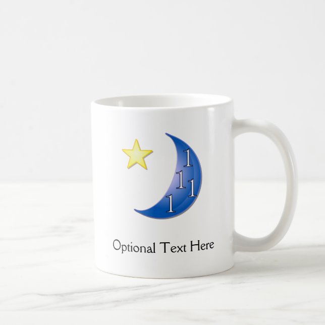 Blue Moon Individualisierbare Kaffeemaschine Tasse (Rechts)