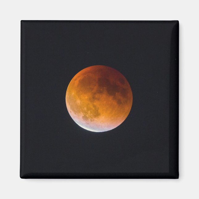 Blue Moon Lunar Eclipse | Washingtoner Staat Magnet (Vorne)