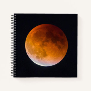 Blue Moon Lunar Eclipse Washingtoner Staat Notizbuch