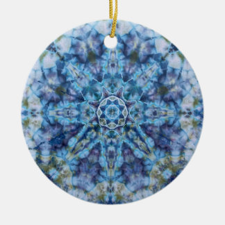 Blue Moon Mandala Keramik Ornament