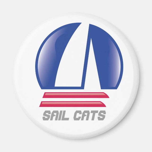 Blue Moon_Pontoon Racing_SAIL CATS Magnet (Vorne)