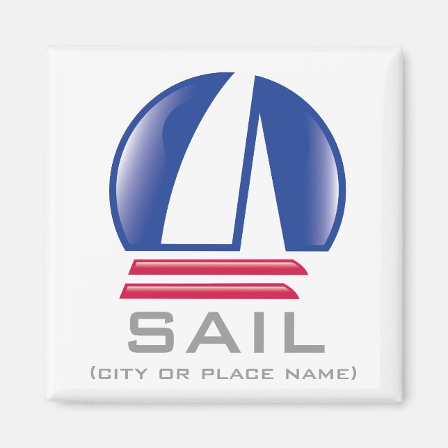 Blue Moon_Pontoon Racing_SAIL Template Magnet (Vorne)