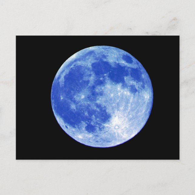 Blue Moon Postcard Postkarte (Vorderseite)