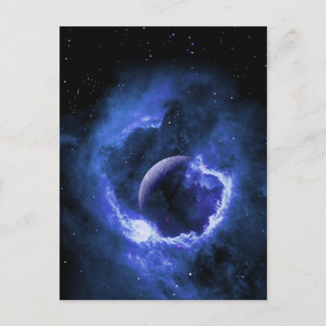 Blue Moon Postkarte (Vorderseite)
