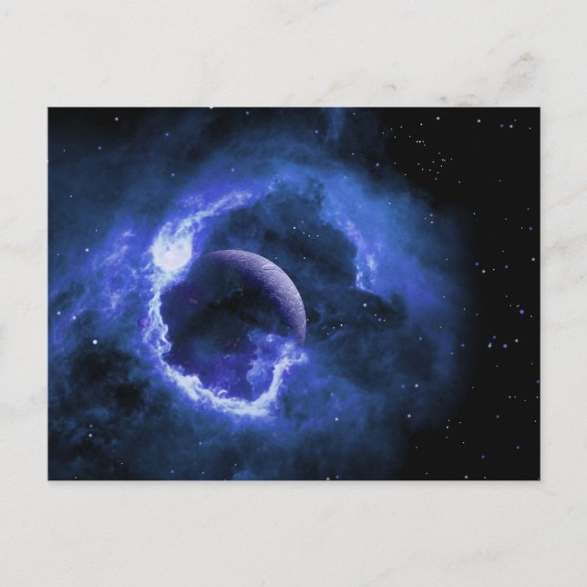 Blue Moon Postkarte (Vorderseite)