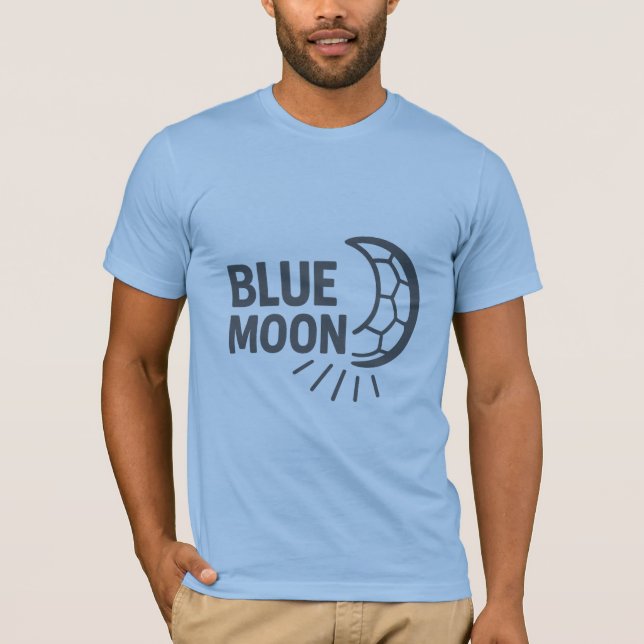 Blue Moon Rising Bella+Leinwand Jersey Short Sleev T-Shirt (Vorderseite)