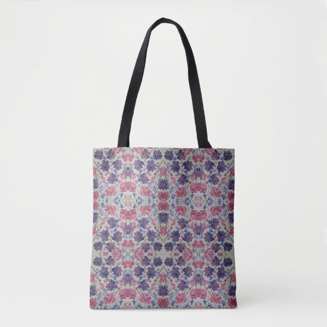 Blue Moon Rose Extravaganza Tote Tasche (Vorderseite)
