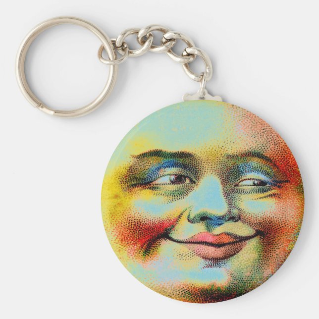 Blue Moon Schlüsselanhänger (Vorne)