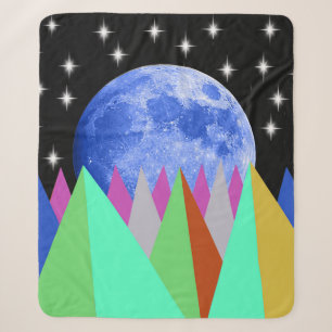 Blue Moon Sherpa Blanket Sherpadecke