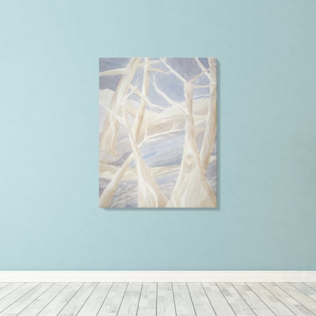 Blue Moon Wilds Leinwanddruck (Insitu (Holzboden))