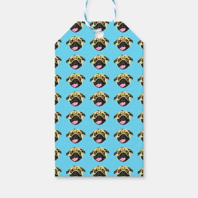 Blue Mops Gift Tags Geschenkanhänger (Vorderseite)