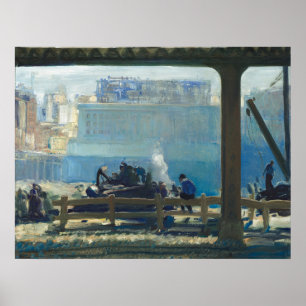 Blue Morning - George Bellows Fine Art Poster