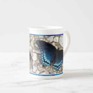 Blue Morphing Butterfly Tasse